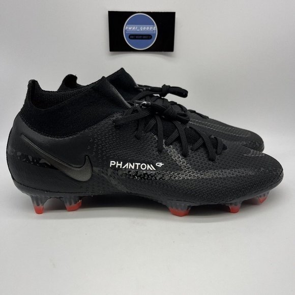 Nike Phantom GT2 Elite DF FG Men's Soccer Cleats Black Size 7 CZ9889-001